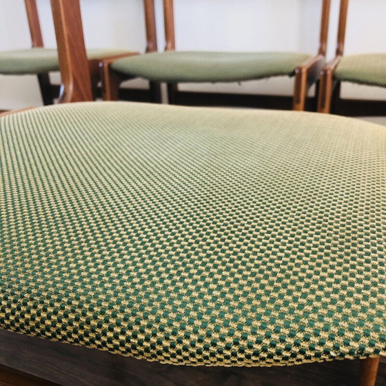 Image 1 of Set van 4 vintage teakhouten stoelen van Erik Buch voor O.D. Mobler, Denemarken 1960