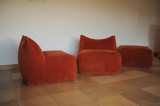 B&B Italia Sofa Le Bambole Mario Bellini In Pierre Frey