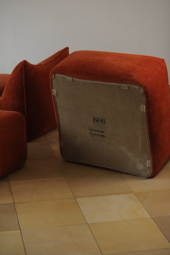 Image 1 of B&B Italia Sofa Le Bambole Mario Bellini In Pierre Frey