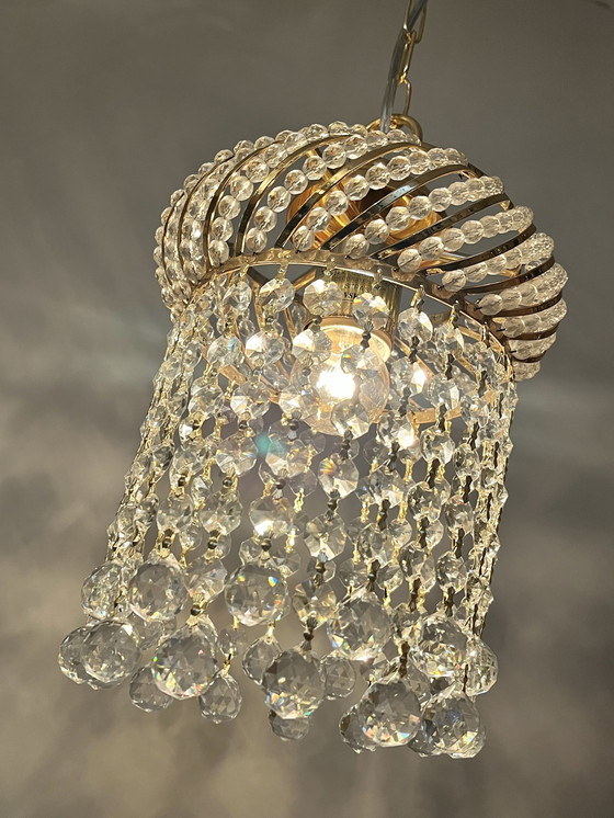 Image 1 of Gemerkte Swarovski Kroonluchter Hanglamp Kristal