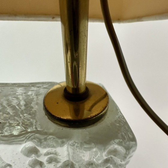 Image 1 of Mid Century design gouden wandlamp disc , jaren 1970