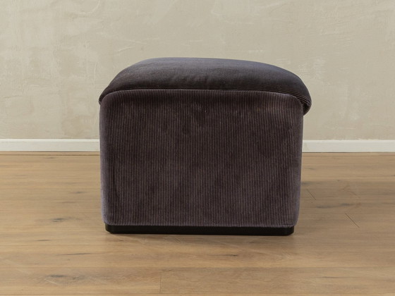 Image 1 of "675 Maralunga" fauteuil en kruk, Vico Magistretti, Cassina