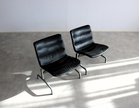 Image 1 of 2X Vintage Jorgen Kastholm 8000 Series Fauteuils