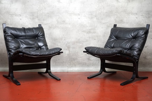 2x Vintage Westnofa Siesta Fauteuils van Ingmar Relling