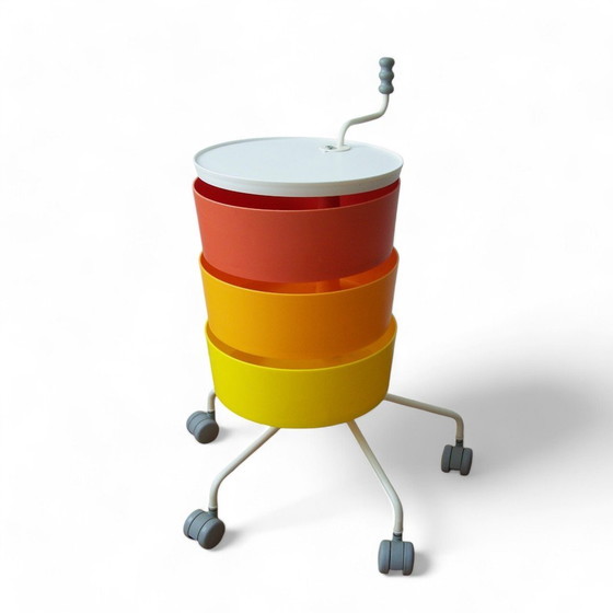 Image 1 of 2X Vintage Ikea Trolley Ps Klyftig, Design Maria Hedensjö