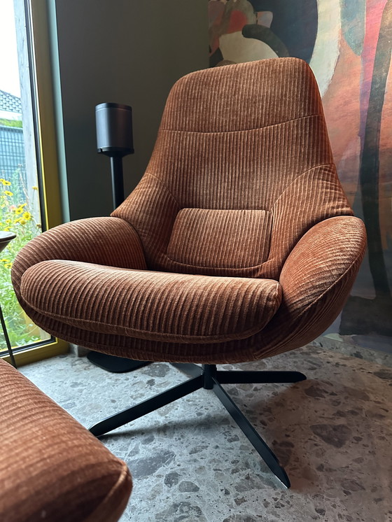 Image 1 of Bolia fauteuil Saga Grand met poef en hoofdsteun