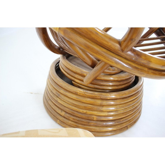 Image 1 of Vintage rotan fauteuil, Europa 1980