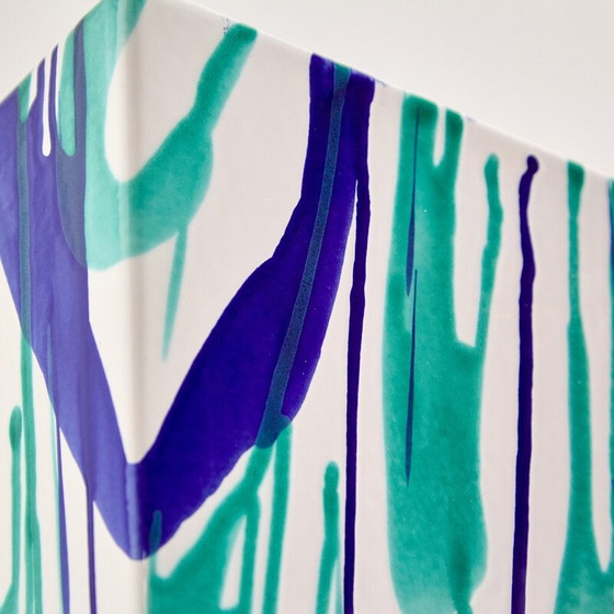 Image 1 of Oostenrijkse vintage Wasserfall vaas van keramiek door Gmundner Keramik, jaren 1980