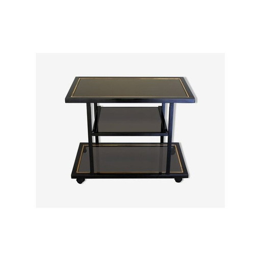 Vintage bar trolley Belgo Chrom van Roger Vanhevel, 1970