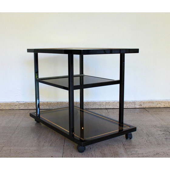 Image 1 of Vintage bar trolley Belgo Chrom van Roger Vanhevel, 1970