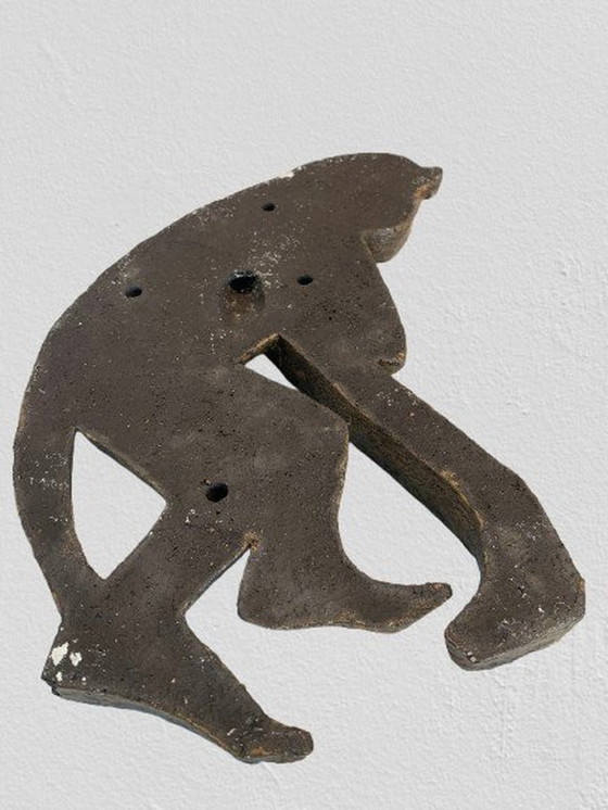 Image 1 of Keramisch Wandplaquette Van Henk Meurs Voor Amha