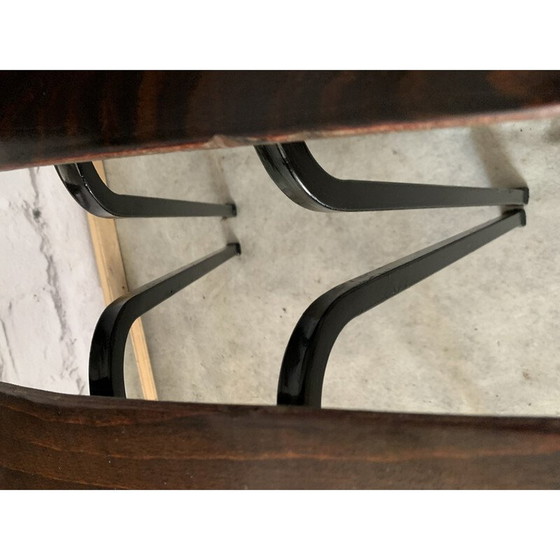 Image 1 of Paar vintage stoelen van hout en hars, 1960