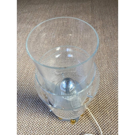 Image 1 of Vintage lamp van metaal en plexi, 1970