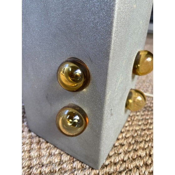 Image 1 of Vintage lamp van metaal en plexi, 1970