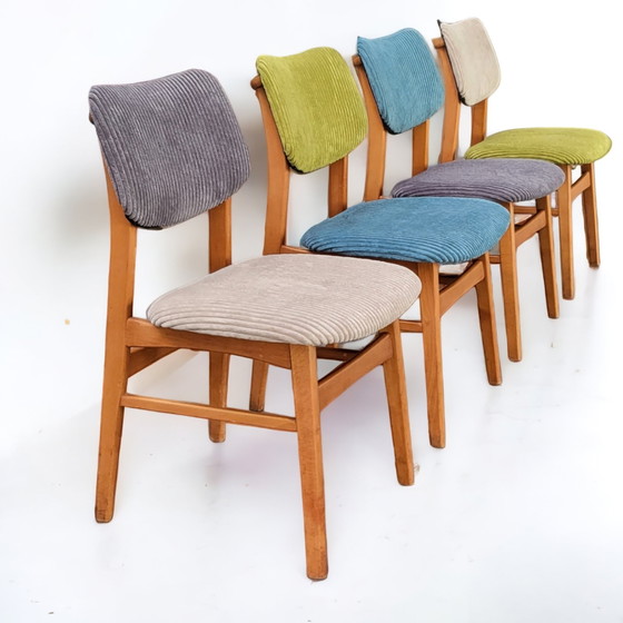 Image 1 of Set van vier vintage stoelen