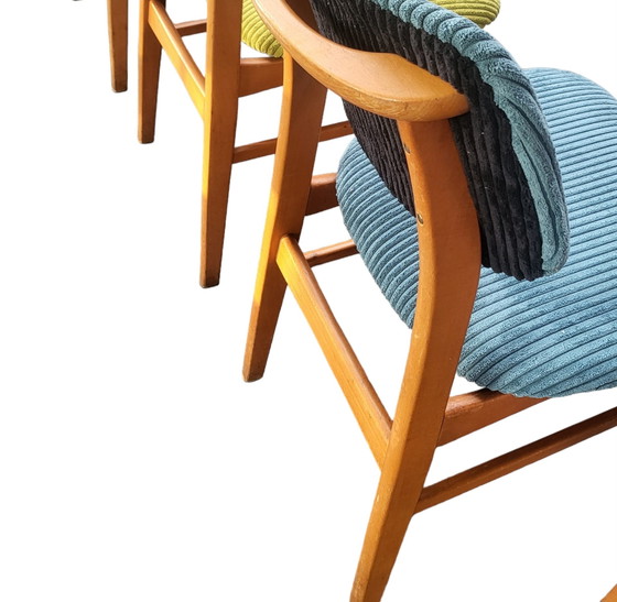 Image 1 of Set van vier vintage stoelen