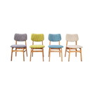 Set van vier vintage stoelen