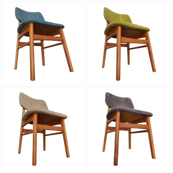 Image 1 of Set van vier vintage stoelen