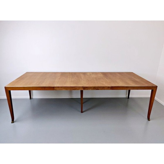 Image 1 of Vintage uittrekbare eettafel door T.H. Robsjohn-Gibbings voor Saridis
