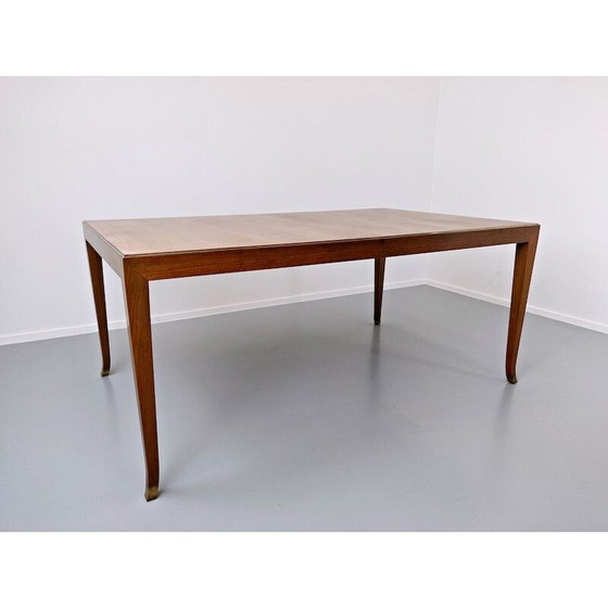 Image 1 of Vintage uittrekbare eettafel door T.H. Robsjohn-Gibbings voor Saridis