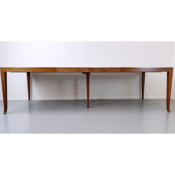 Image 1 of Vintage uittrekbare eettafel door T.H. Robsjohn-Gibbings voor Saridis