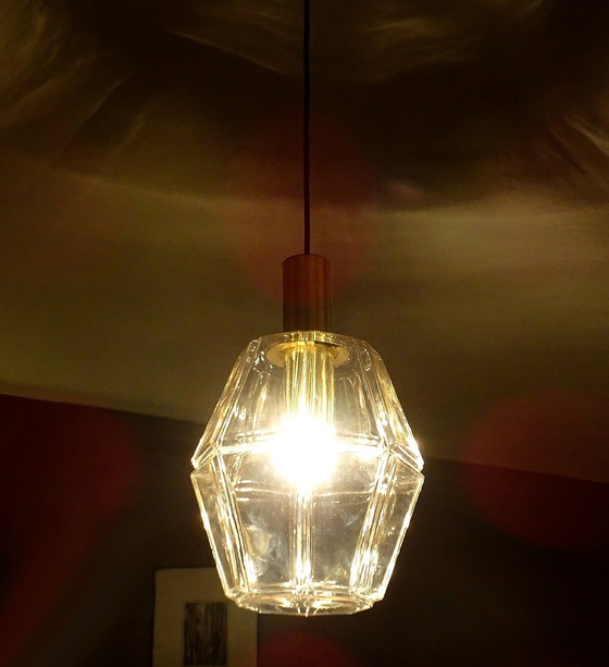 Image 1 of Grote Limburgse Glazen Hanglamp