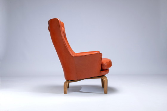 Image 1 of Leren fauteuil Arne Norell "Pilot