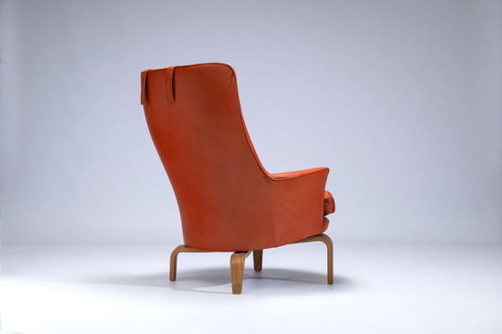 Image 1 of Leren fauteuil Arne Norell "Pilot
