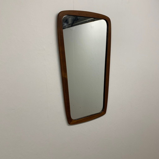 Miroir Vintage Danois En Teck , 1960