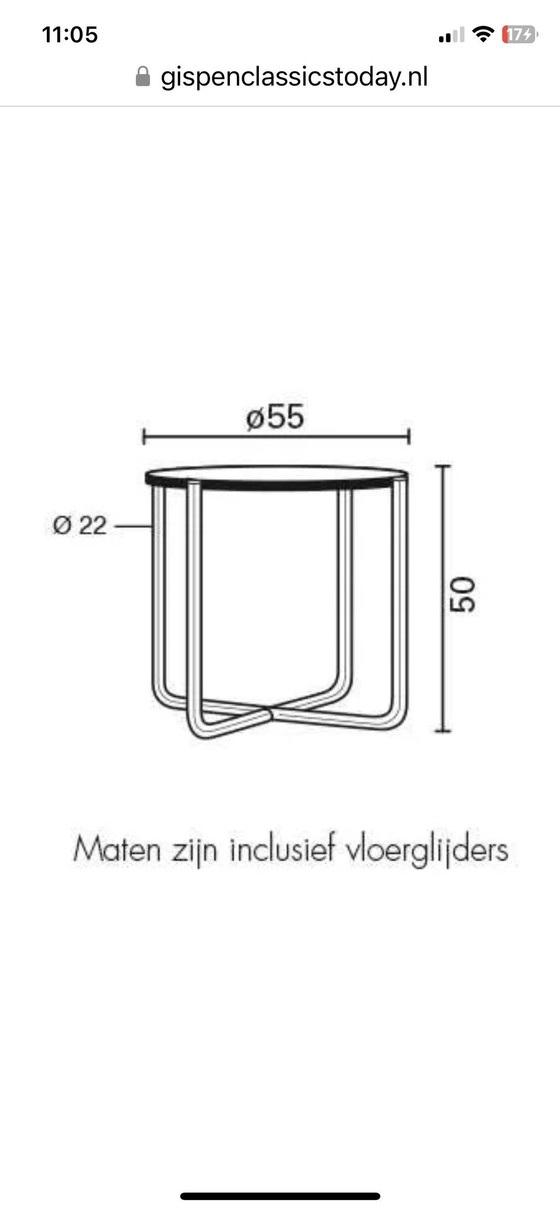 Image 1 of Gebroeders van der Stroom Set 2X Fauteuil Model 412 Plus Bijzettafel Model 415