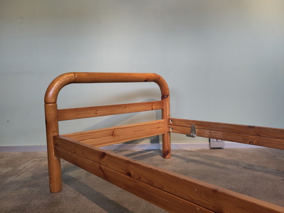 Image 1 of Vintage bed grenen hout