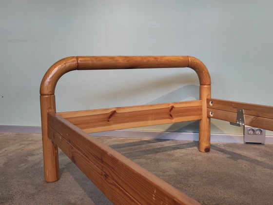 Image 1 of Vintage bed grenen hout