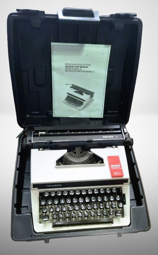 Uitstekend Werkende Vintage Typemachine Triumph Gabriele