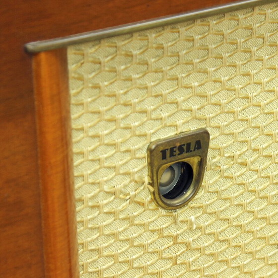 Image 1 of Oude Tesla Dirigent gramoradio, Tsjecho-Slowakije 1956
