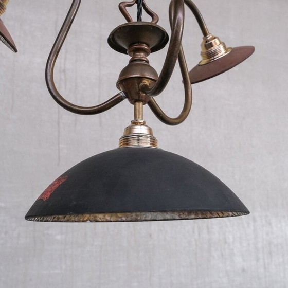 Image 1 of Vintage Engelse kwikglazen hanglamp, jaren 1930