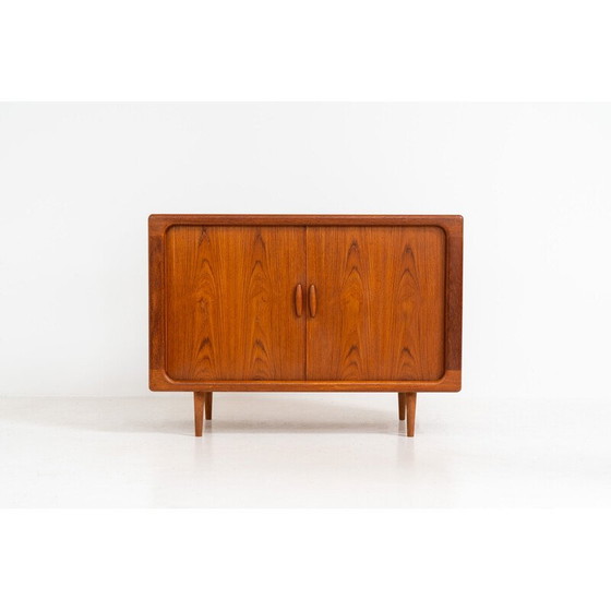 Image 1 of Vintage teakhouten dressoir met jaloeziedeuren van Svend Dyrlund