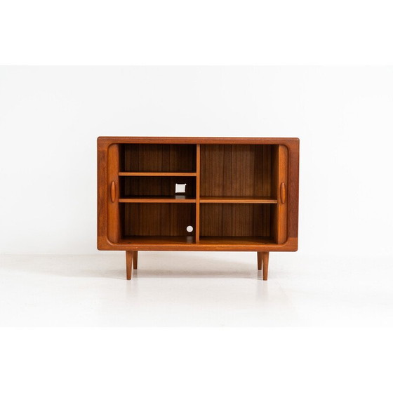 Image 1 of Vintage teakhouten dressoir met jaloeziedeuren van Svend Dyrlund