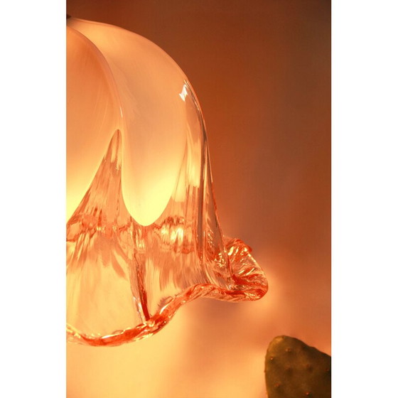 Image 1 of Vintage roze plafondlamp van La Murrina Italië 1970