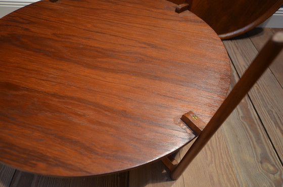 Image 1 of Teak bijzettafel