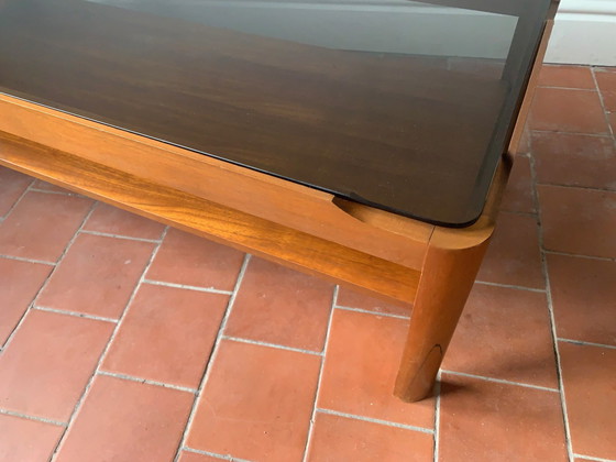 Image 1 of 1960'S Mid Century massief teakhouten salontafel door Myer