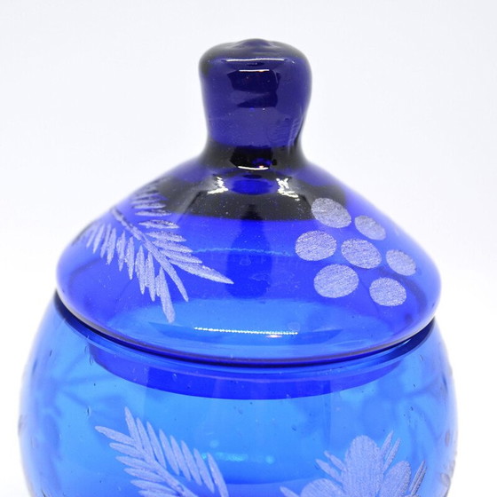 Image 1 of Vintage kristallen chocoladedoos door Julia Glassworks, Polen 1980