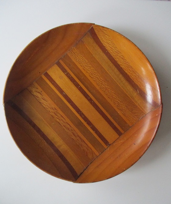 Image 1 of Vintage Houten Schalen Van Sovereign Native Timbers Of New Sealand