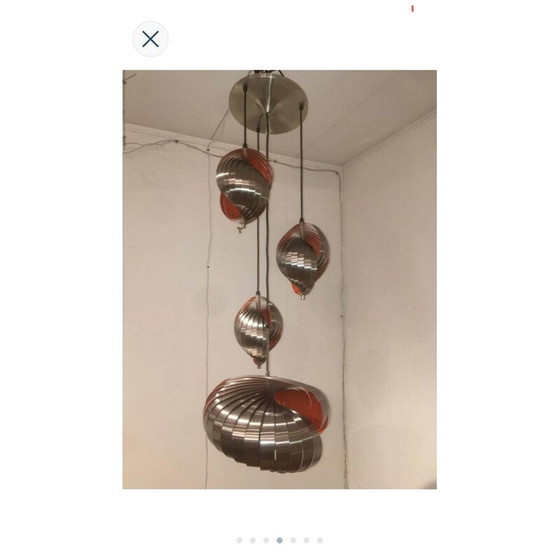 Image 1 of Vintage Hanglamp Henri Mathieu 1970