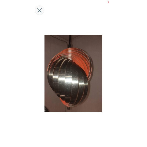 Image 1 of Vintage Hanglamp Henri Mathieu 1970