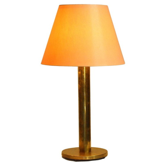 Image 1 of Deense vintage messing tafellamp van Frandsen, jaren 1970