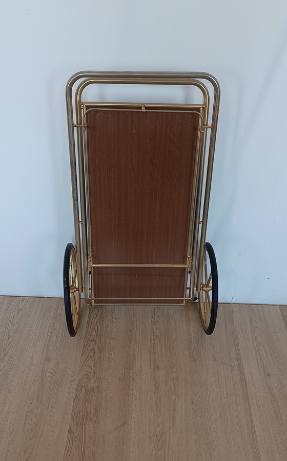 Image 1 of Zestiger jaren serveer trolley 