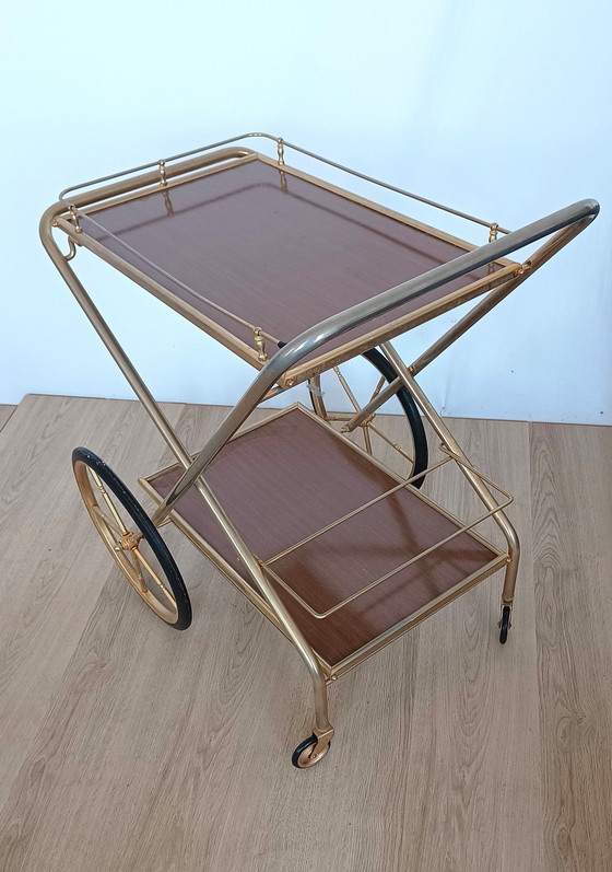 Image 1 of Zestiger jaren serveer trolley 