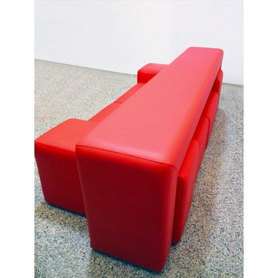 Image 1 of Vintage modulaire sofa van hout, Italië 1970