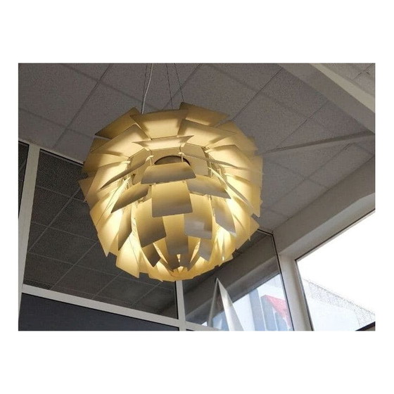 Image 1 of Vintage PH Artichoke witte hanglamp van Poul Henningsen, 1970