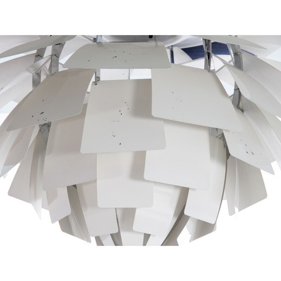 Image 1 of Vintage PH Artichoke witte hanglamp van Poul Henningsen, 1970